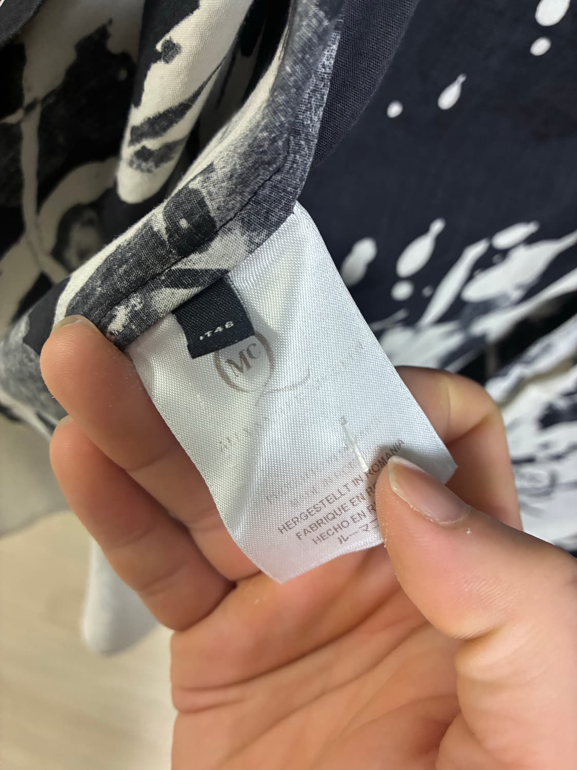 알렉산더맥퀸 페인팅셔츠 상품이미지4