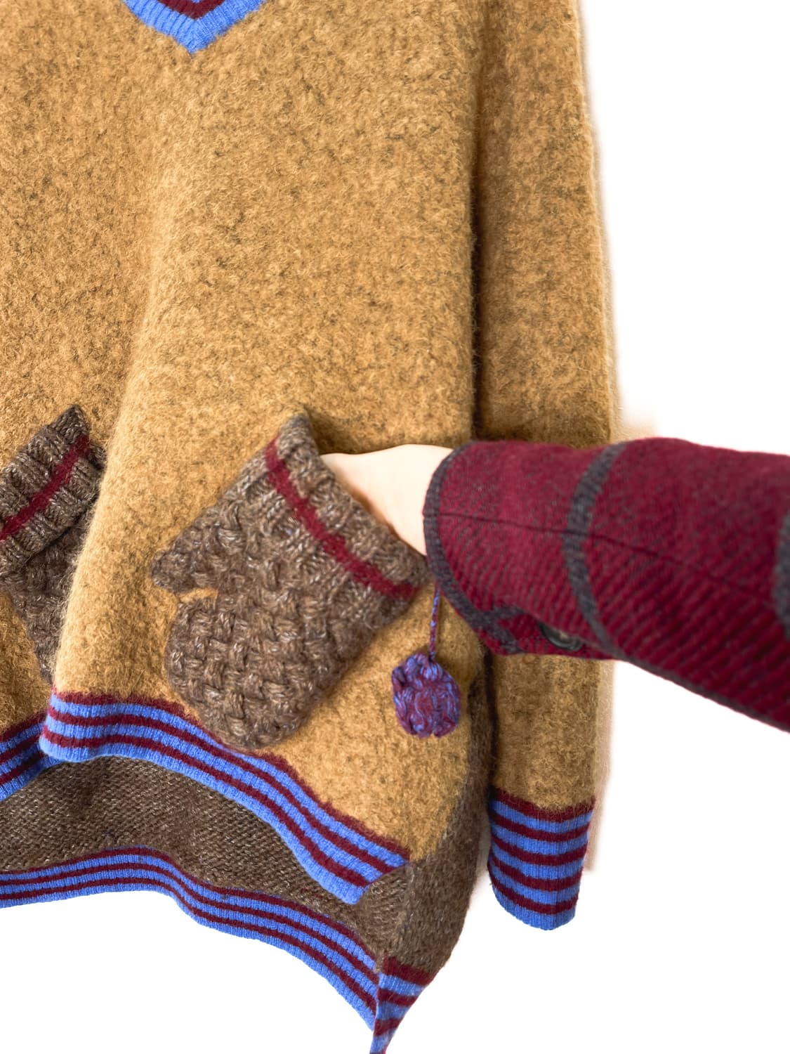 후라보아 이세이 미야케 글로브 포켓 니트 상품이미지5