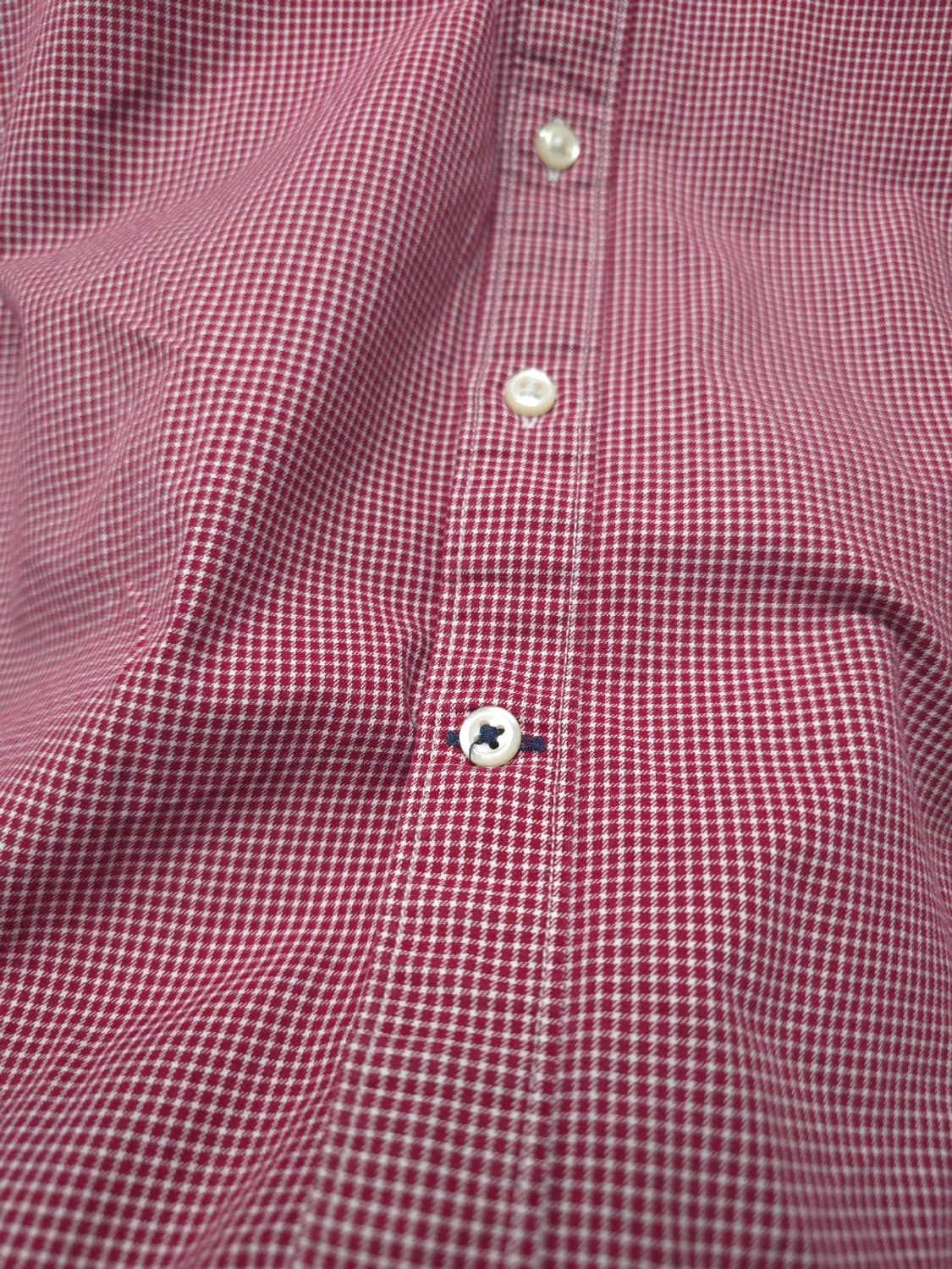 ​타미힐피거 여성 레드 체크 긴팔 셔츠 (슬림핏 S) 상품이미지5