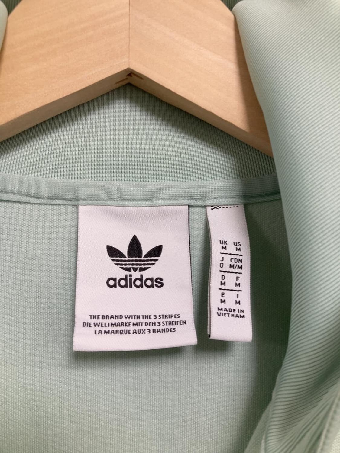 아디다스 신형 민트 베켄바우어 져지 연그린 자켓 투웨이 집업 트랙탑 상품이미지3