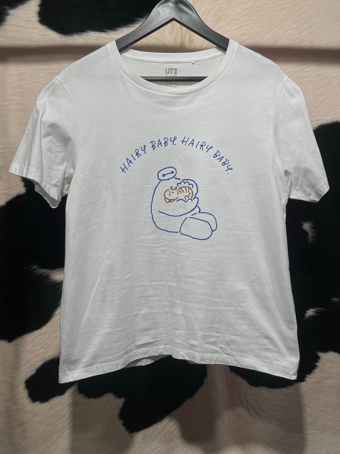 화이트 프린팅 반팔 상품이미지2