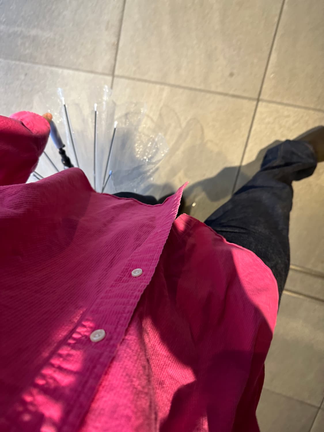 빈티지 폴로 셔츠 핑크 xxl 상품이미지2