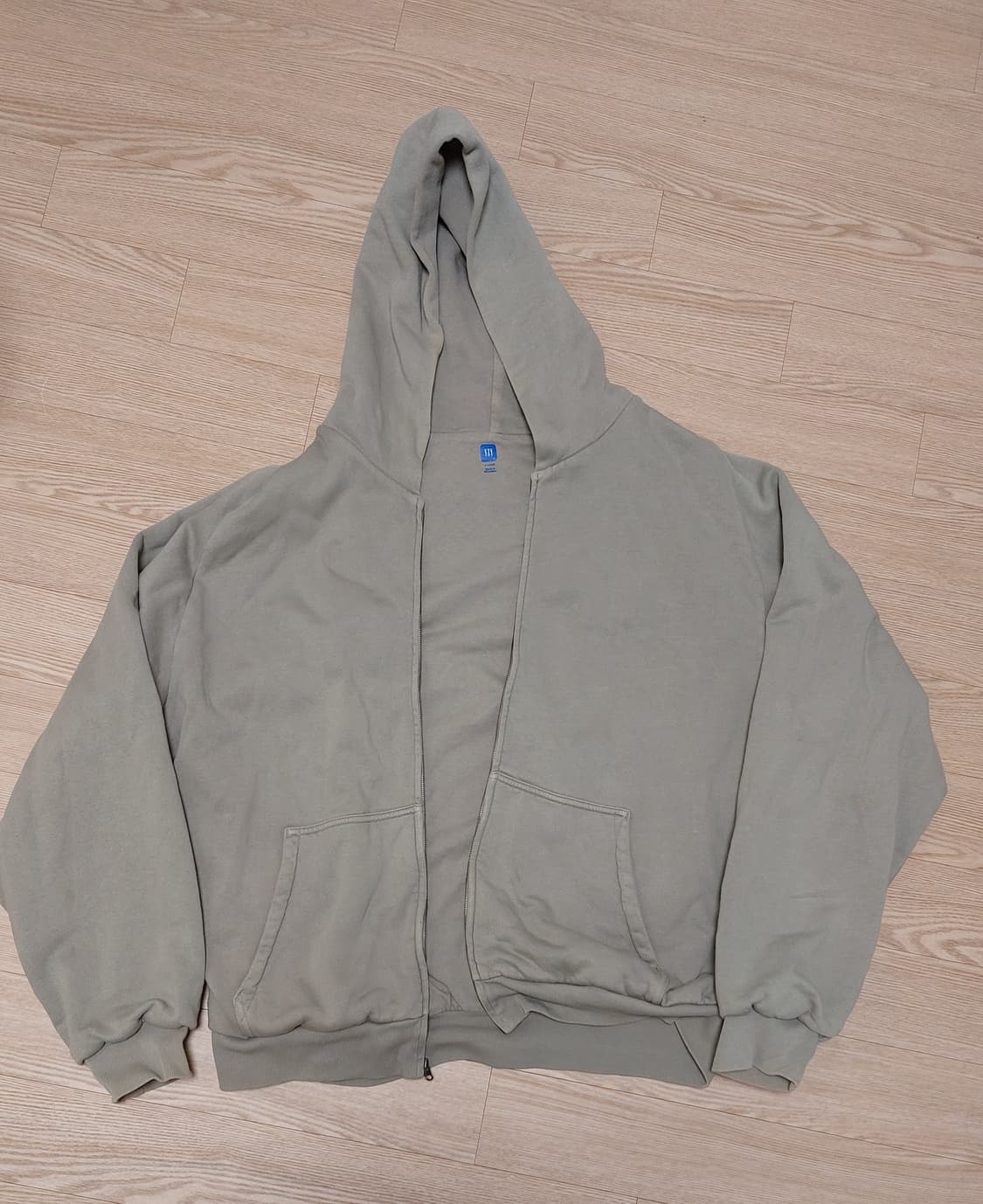 Yeezy gap 후드집업 그레이 상품이미지2