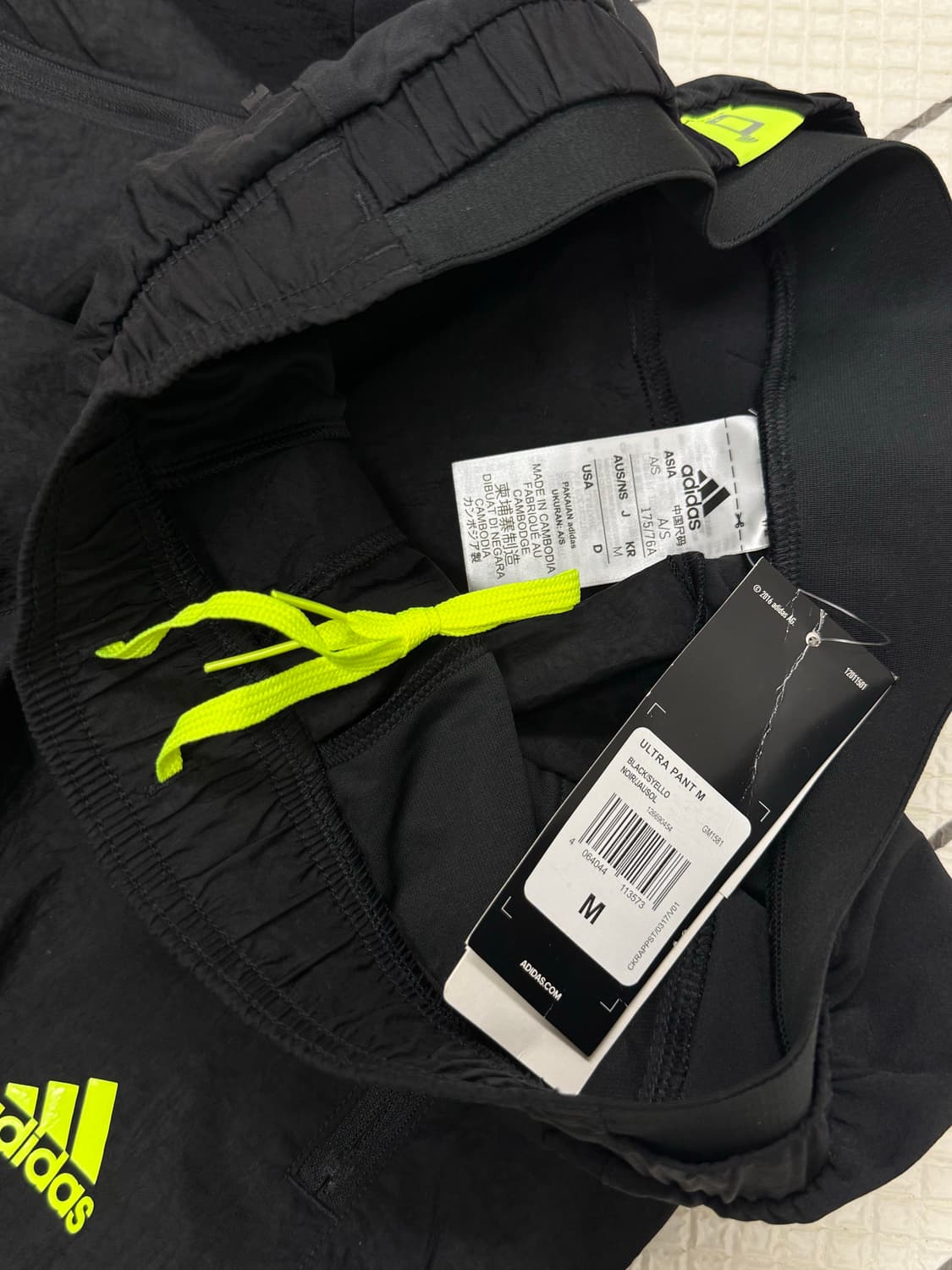 남성 M / 아디다스 트레이닝 팬츠 블랙 새제품 상품이미지5