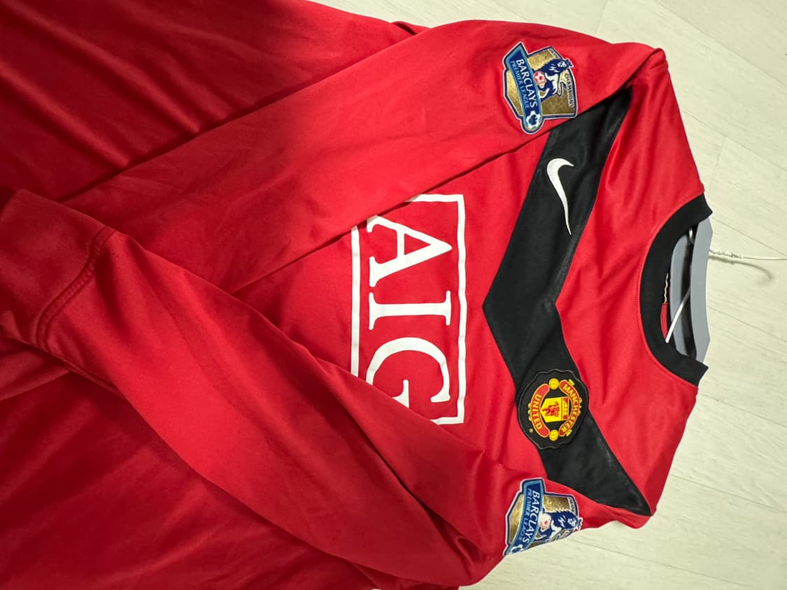 (M)09-10 맨유 홈 긴팔 유니폼 마이클 오언 7번 상품이미지3