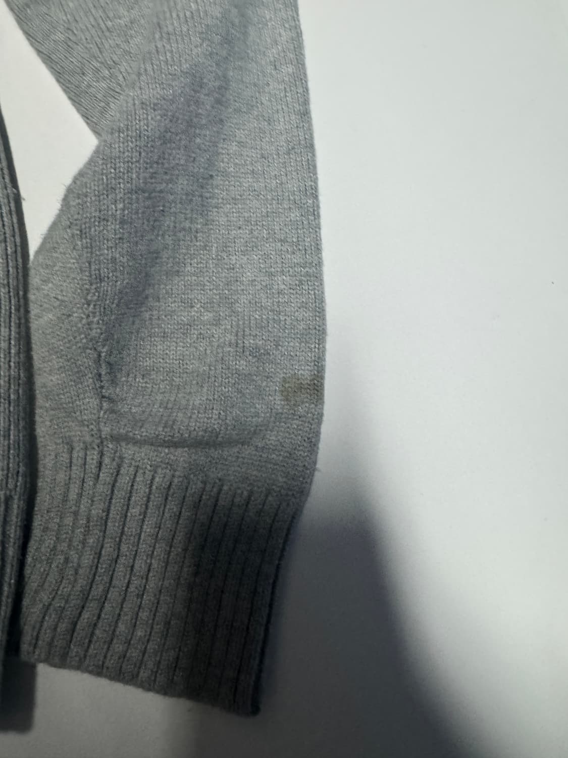 여성 타미힐피거 코튼 니트 집업 그레이 상품이미지6