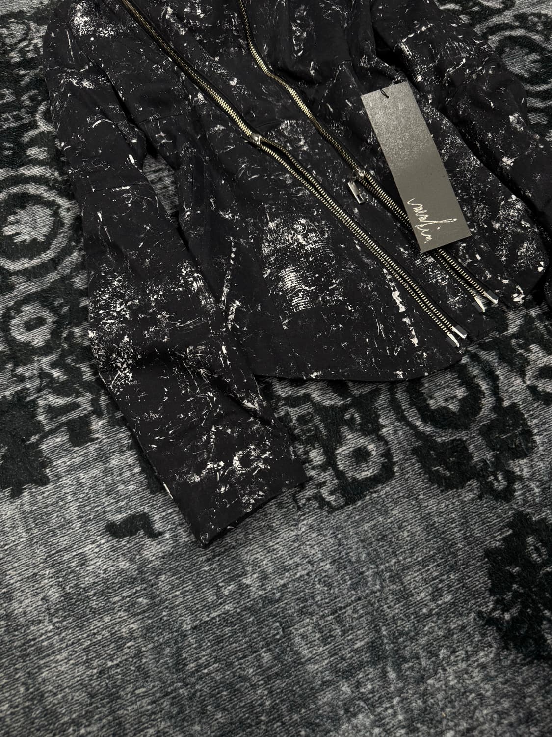 Memhim asymmetry gimmick rider jacket 상품이미지5