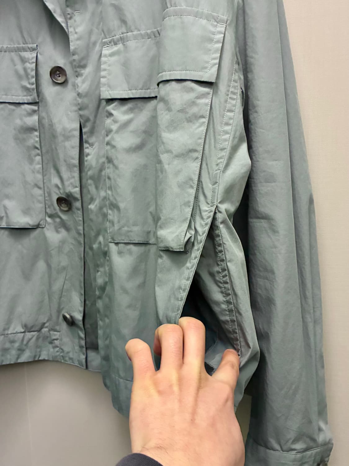 (M/100)COS 코스 라이트 웨이트 유틸리티 오버셔츠 셔켓 자켓 상품이미지5