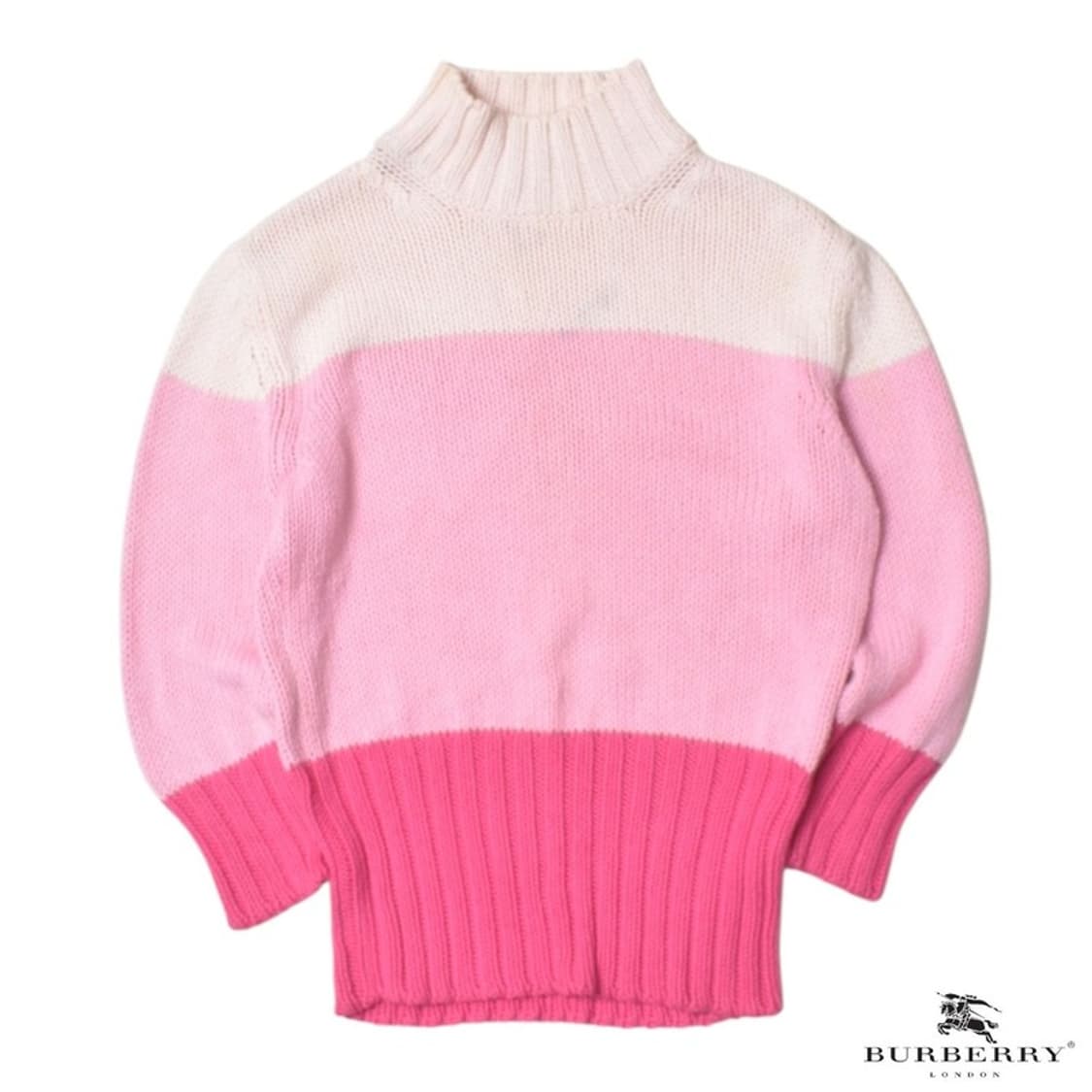 버버리 코튼 터틀넥 니트 M N1197 상품이미지1