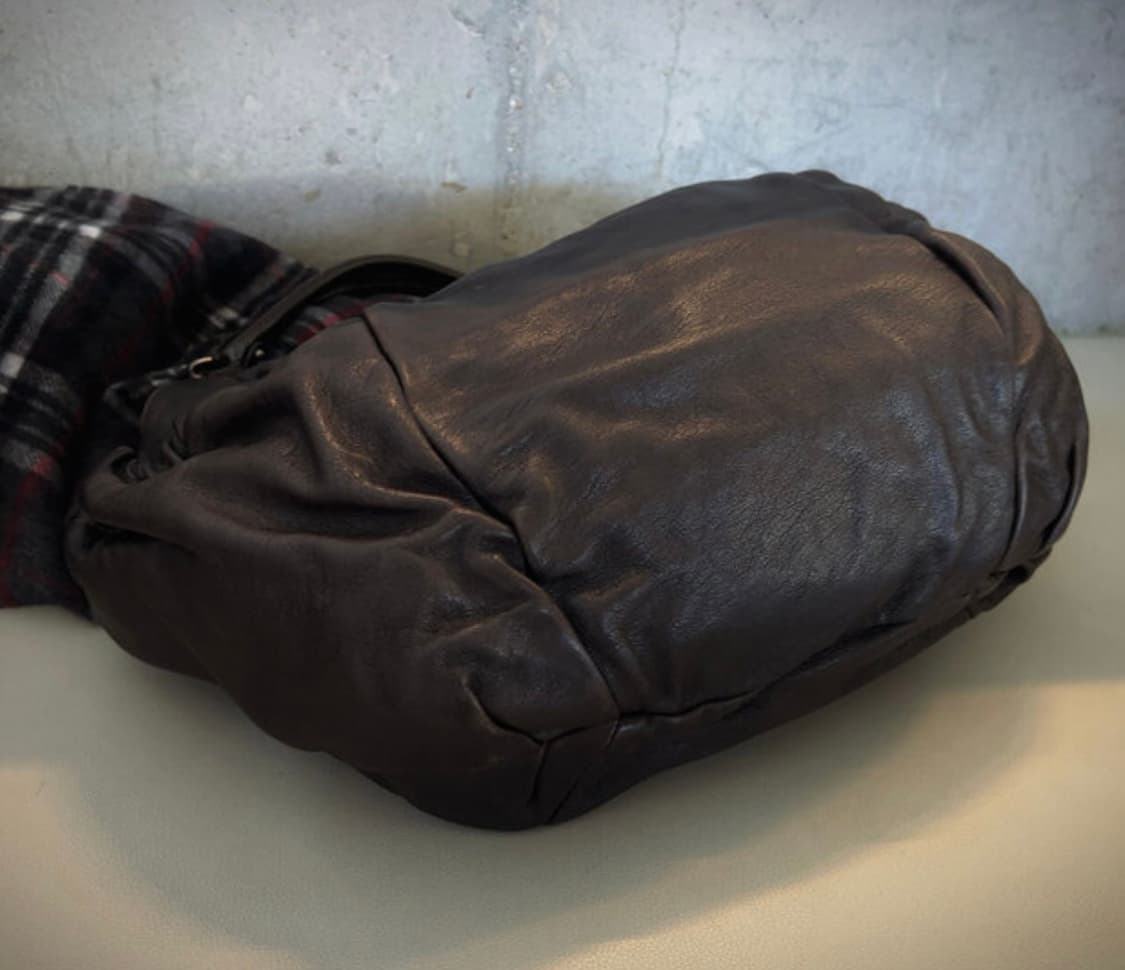 SALVATORE FERRAGAMO 페라가모 브라운 양가죽 숄더백 상품이미지8