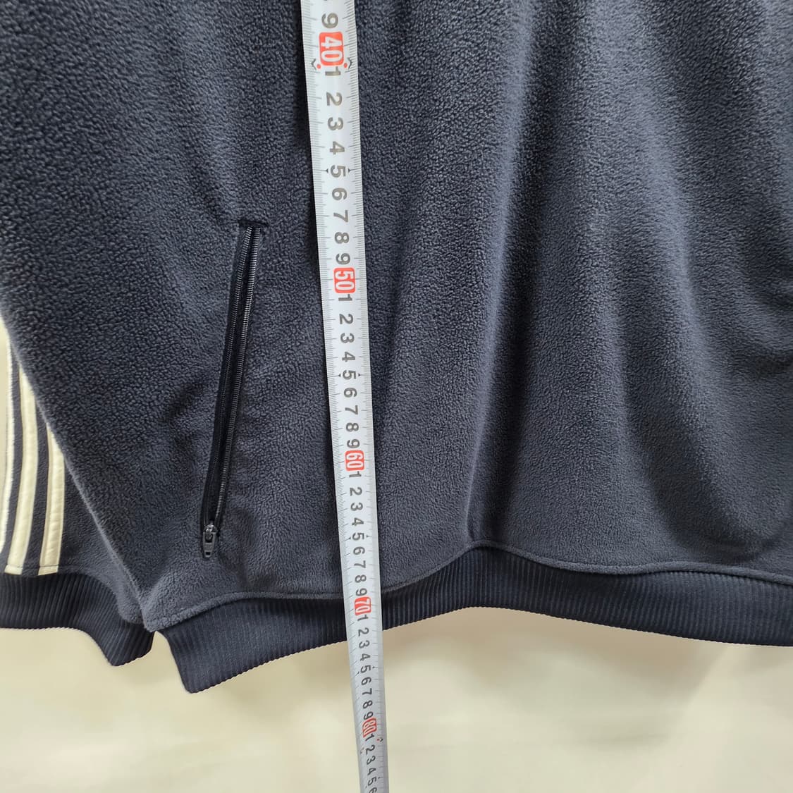 0157 아디다스 발란타 트랙탑 폴라 플리스 맨투맨 반집업 XL 상품이미지4