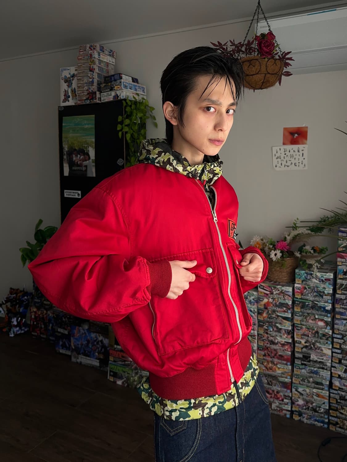 Benetton F1 레이싱 팀 워크 봄버 상품이미지6