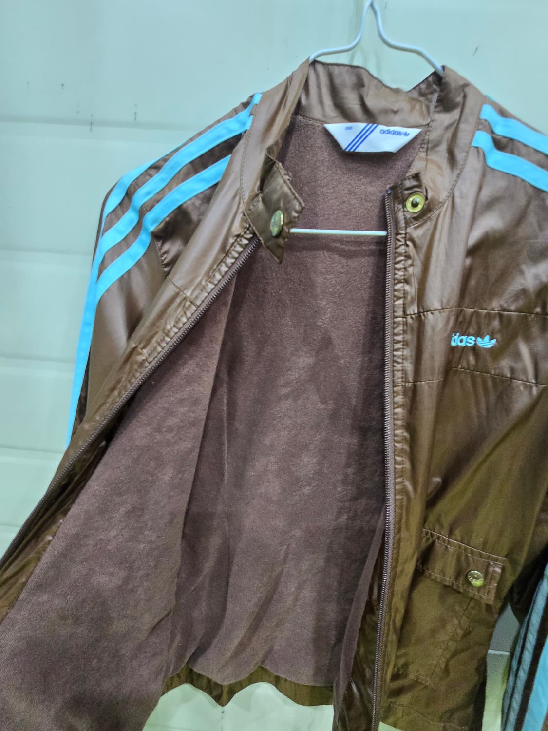 빈티지 아디다스 브라운 윈드브레이커 Y2K  자켓 상품이미지10