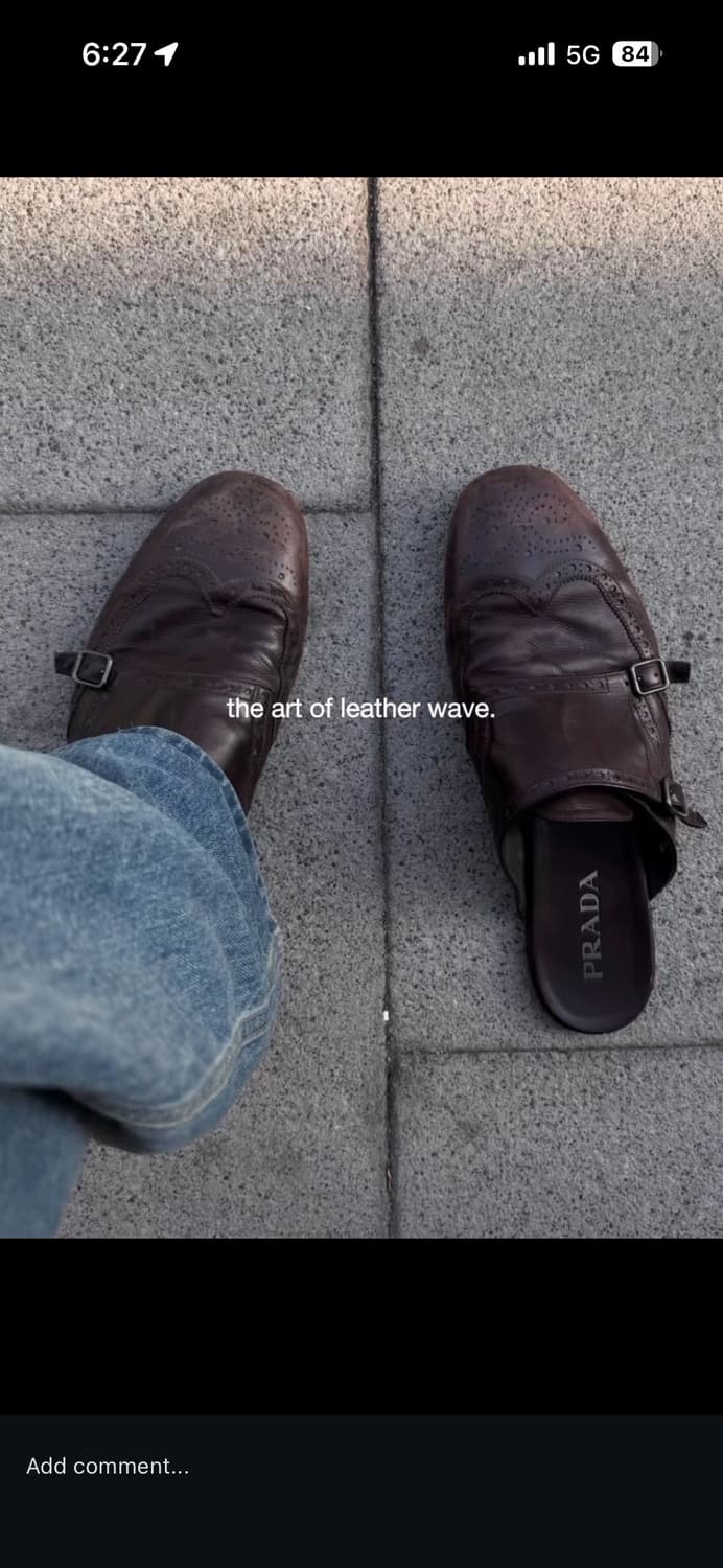 프라다 더블몽크 뮬 상품이미지1