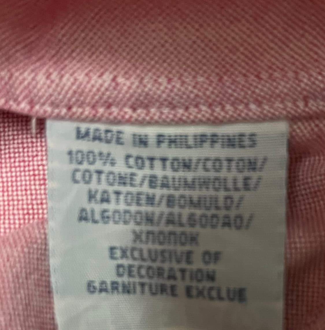 폴로 랄프로렌 핑크 셔츠 L 슬림핏 상품이미지6