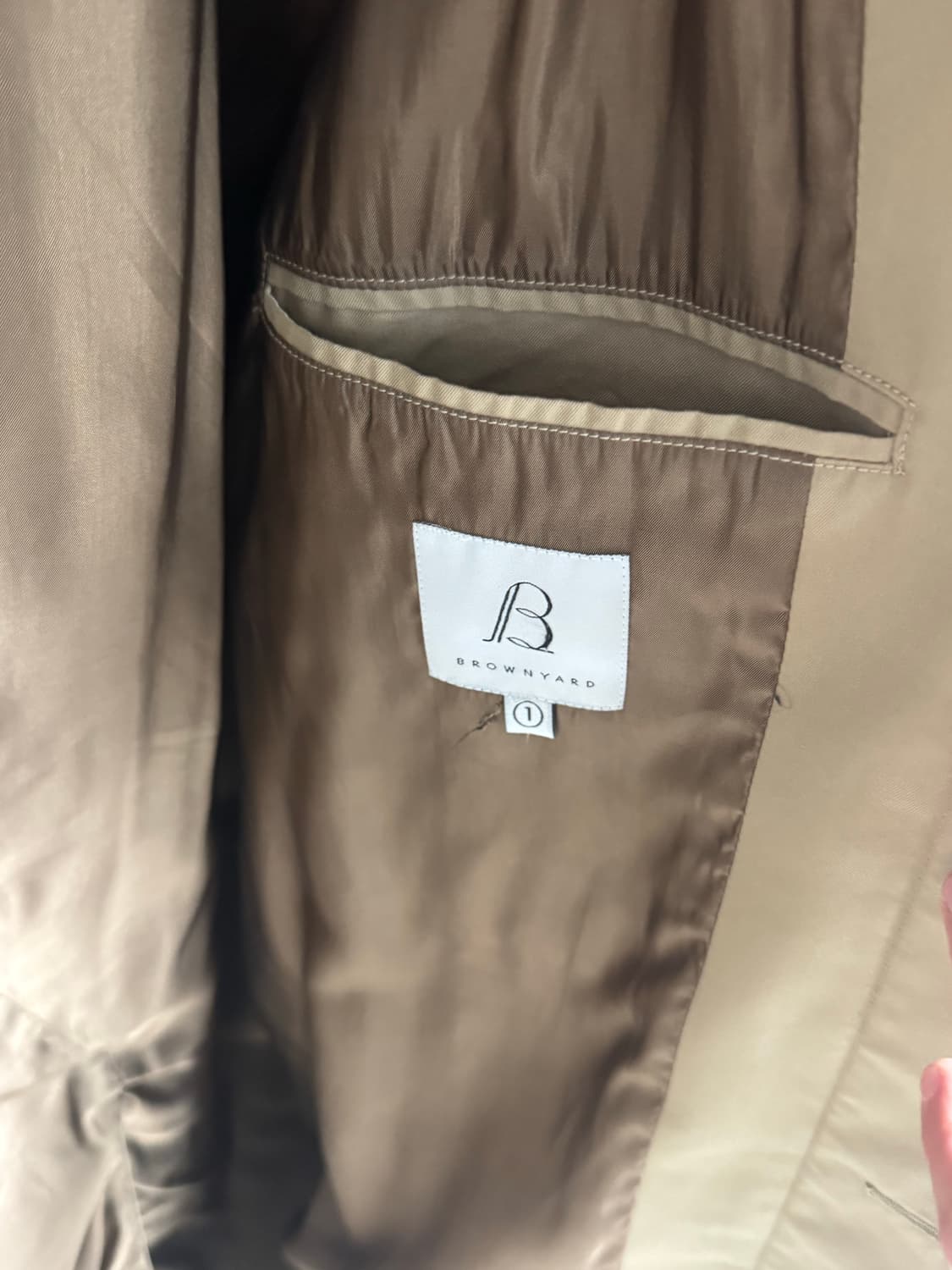 브라운야드 트렌치 코트  상품이미지5