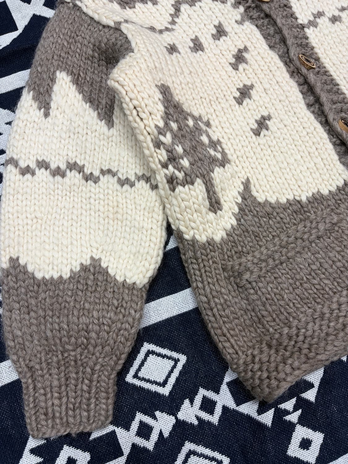 Cowichan (canadian sweater) L 북극곰 코위찬 상품이미지6