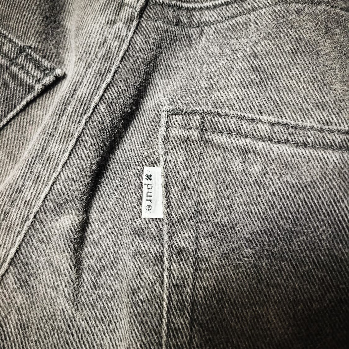 '00s iimK Pure Black Ice Wash Flare Deni 상품이미지4