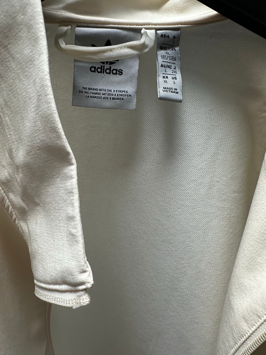 아디다스 아이보리 바람막이 자켓 XL 상품이미지4