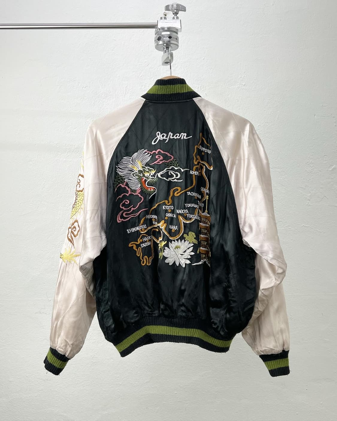 JPN VTG 용호상박 자수 스카쟌 상품이미지5