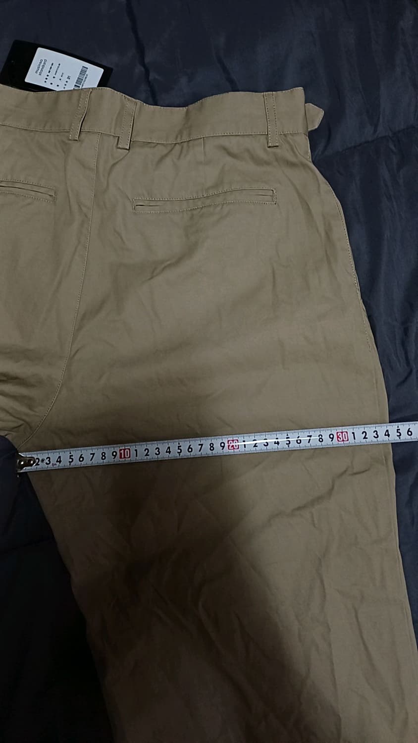 무신사 미사용 와이드면바지 31인치 기장101 상품이미지9