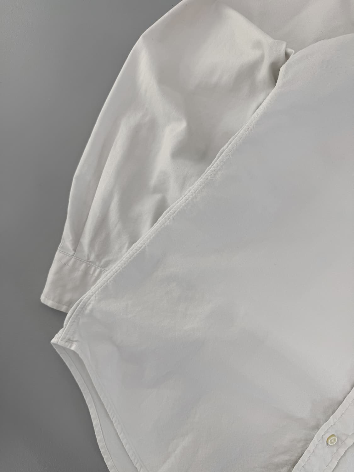 폴로 랄프로렌 신형 QR라벨 가먼트 다이 화이트 셔츠 상품이미지6