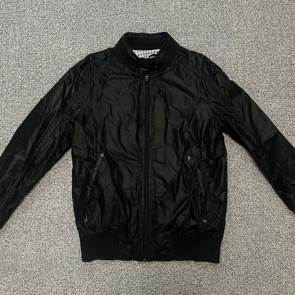DIESEL Black Nylon Bomber Jacket. 상품이미지2