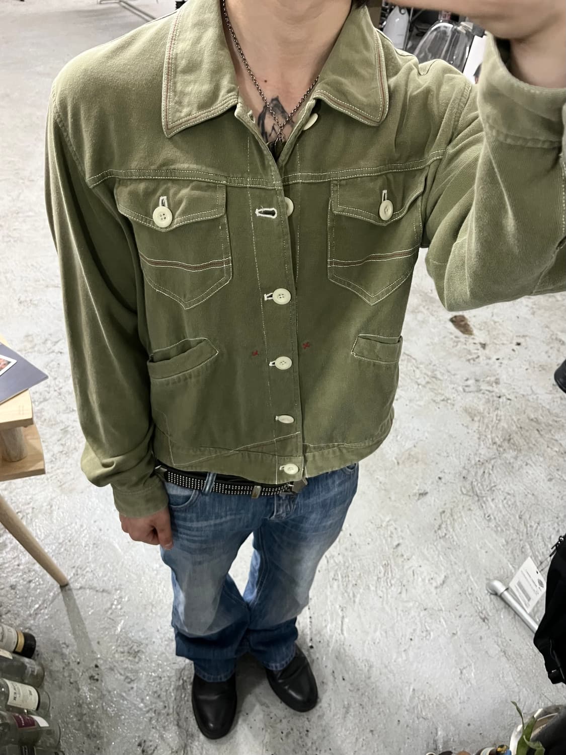 Posh Boy fade stitch jacket 상품이미지3