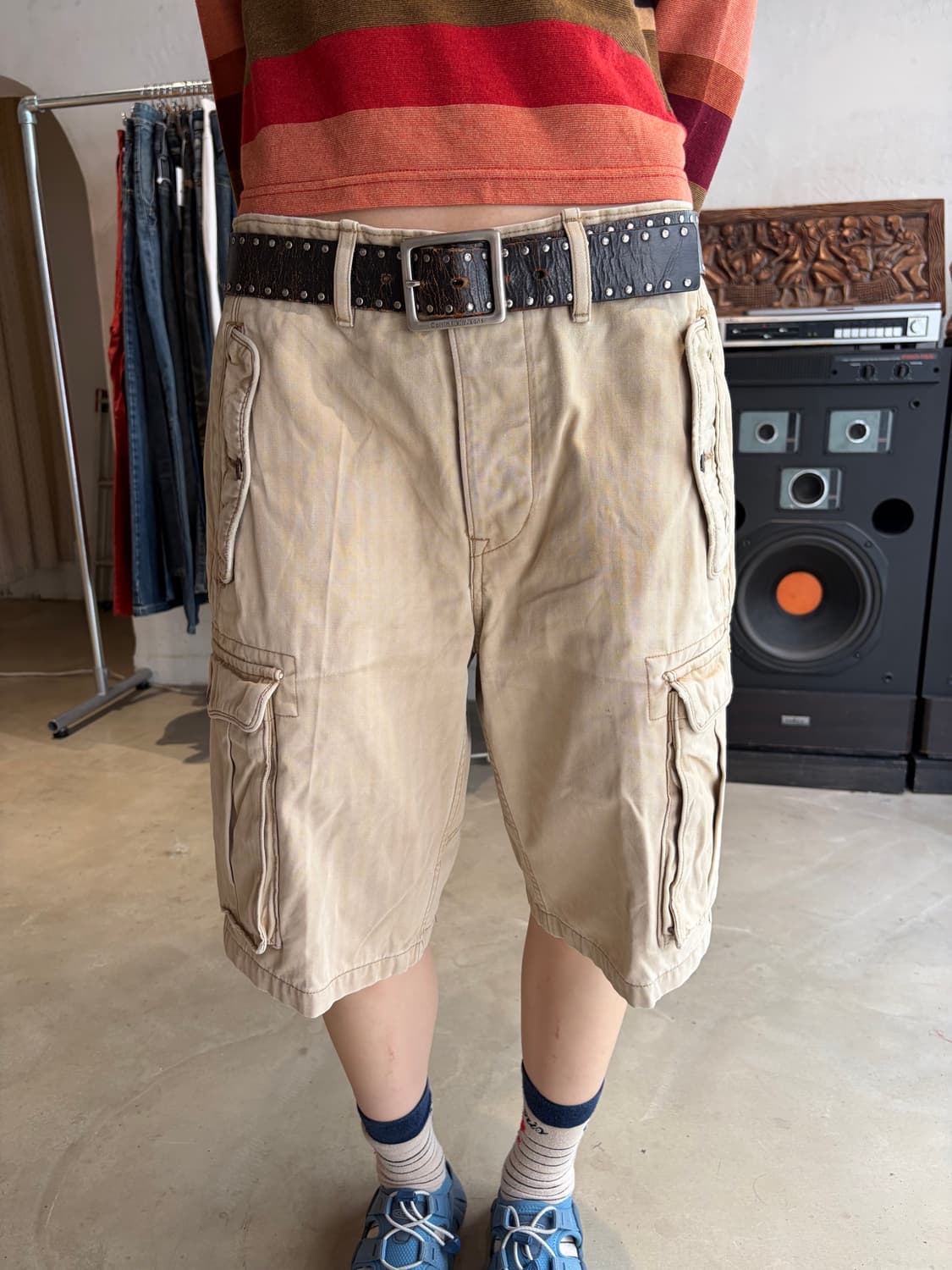 30) Levi's 플랩 포켓 절개 카고 쇼츠 상품이미지3