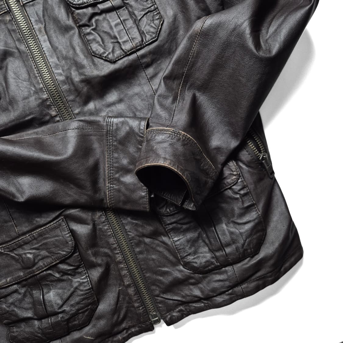 [L] 슈퍼드라이 리얼레더자켓 상품이미지4