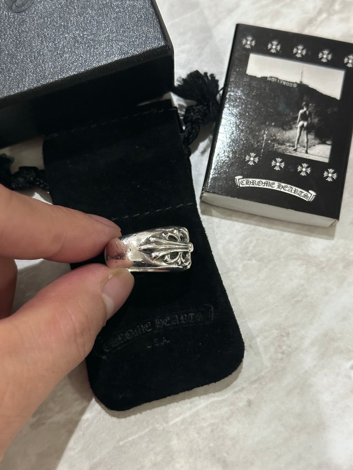 크롬하츠 플로랄 크로스링 (US9/국내18호) 상품이미지7