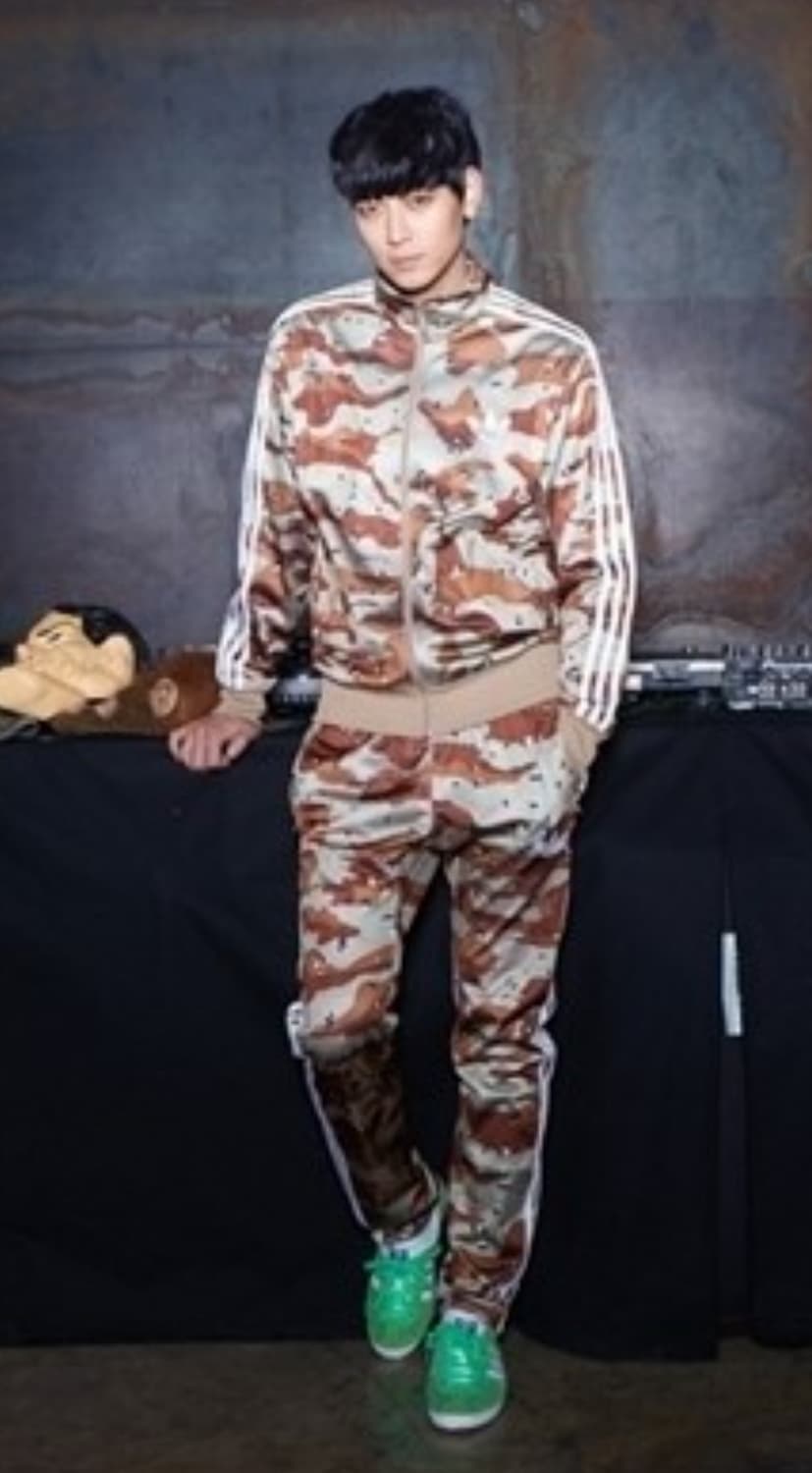 (착샷) 아디다스 파이어버드 져지 트랙탑 카모 밀리터리  상품이미지10