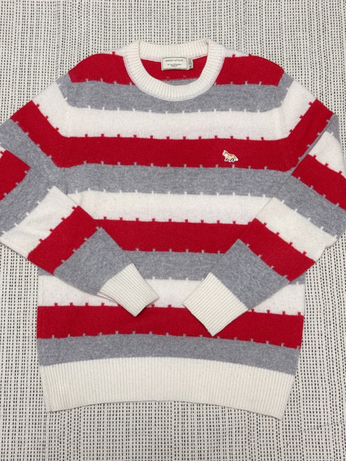 메종키츠네 스트라이프 니트 상품이미지2