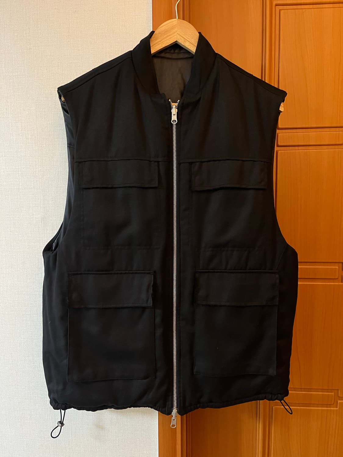 [M] 유스 리버서블 베스트 블랙 상품이미지4