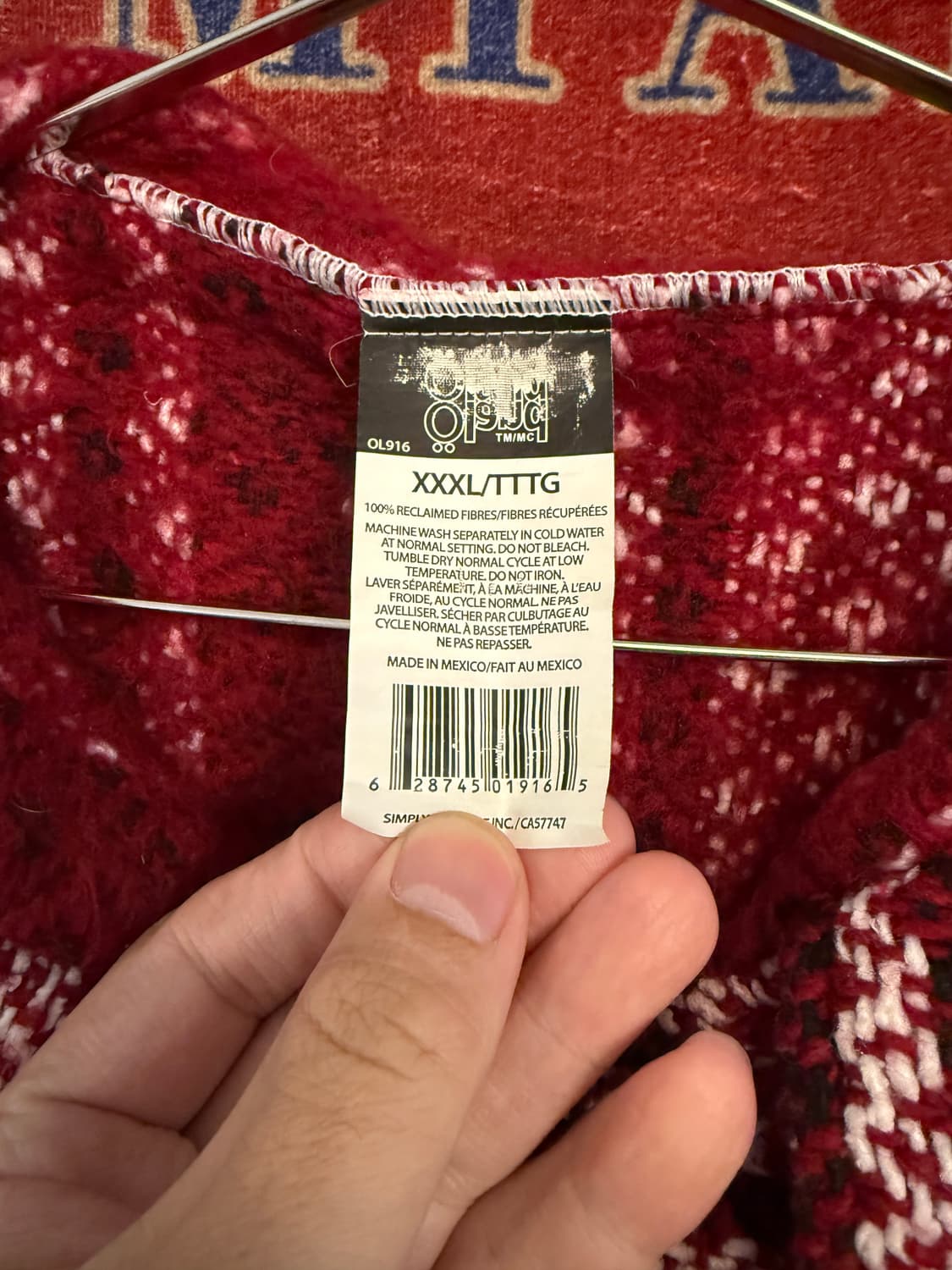 멕시칸 후드 XXXL 상품이미지2