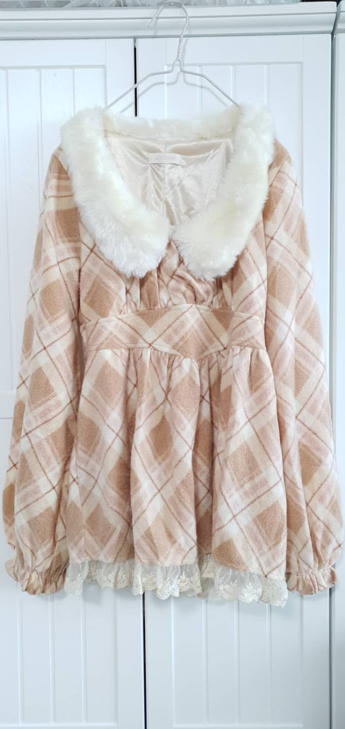 리즈리사 아가일 체크 탑 상품이미지1