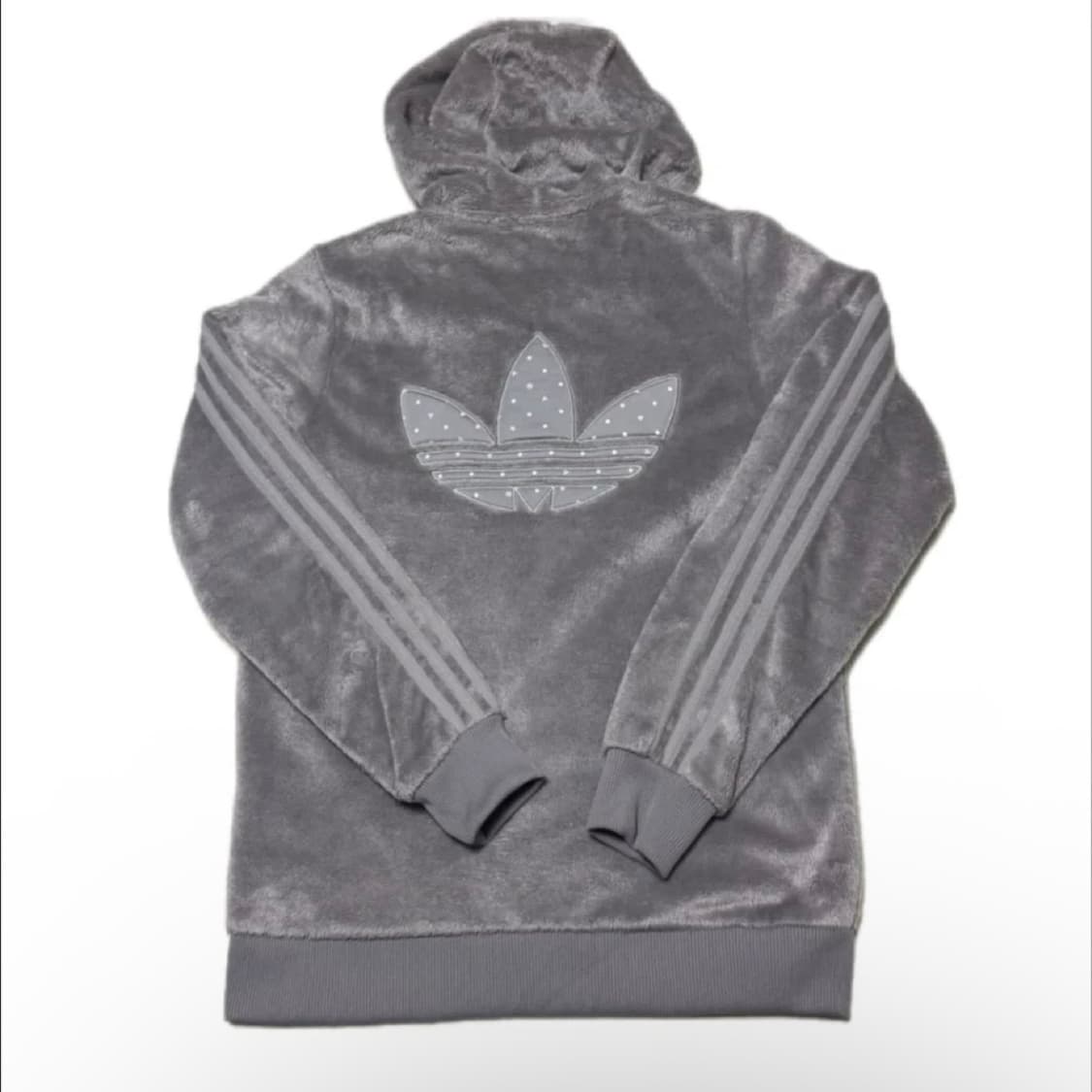 아디다스 쉐르파 파이어버드 그레이 대장급 후리스 후드집업 상품이미지2