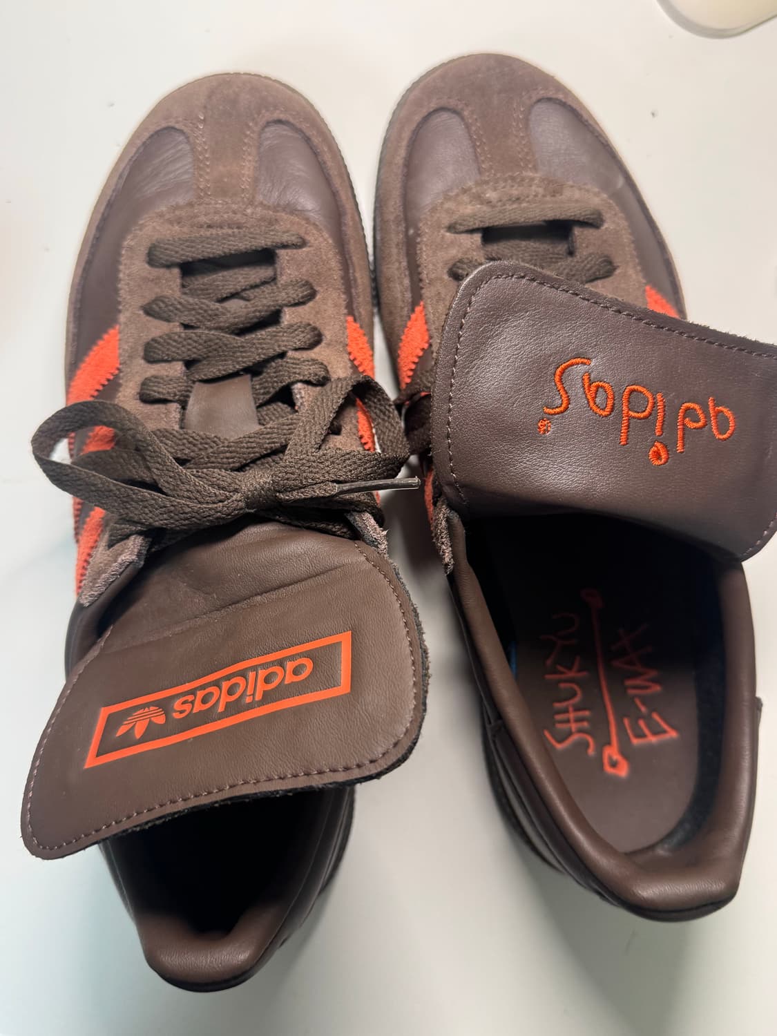 아디다스 스페지알 핸드볼 브라운 컬리지에이트 오렌지 245 상품이미지1