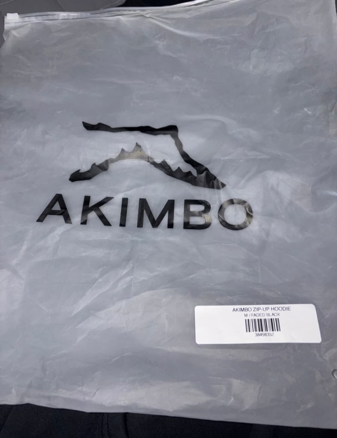 m) 아킴보 클럽 후드집업 faded black 상품이미지3