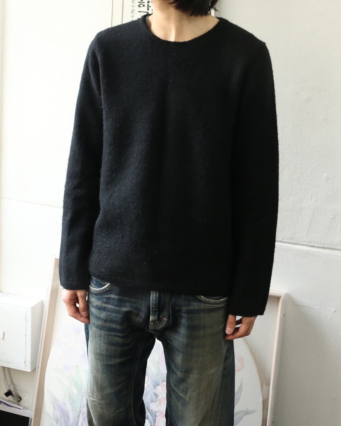 꼼데가르송 셔츠 블랙 니트 상품이미지2