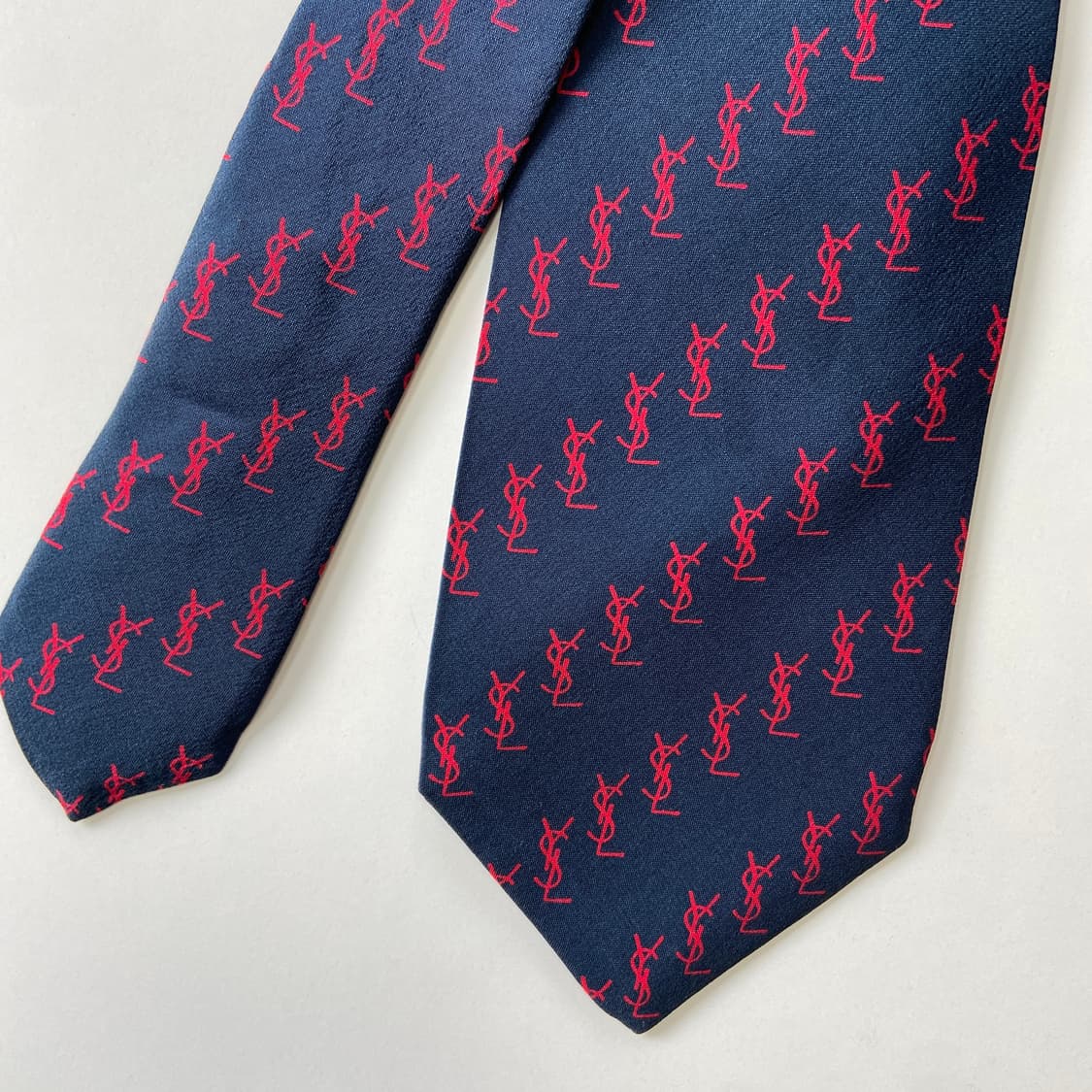 YSL 입생로랑  명품 정품 모노그램 넥타이 7.8cm 상품이미지3