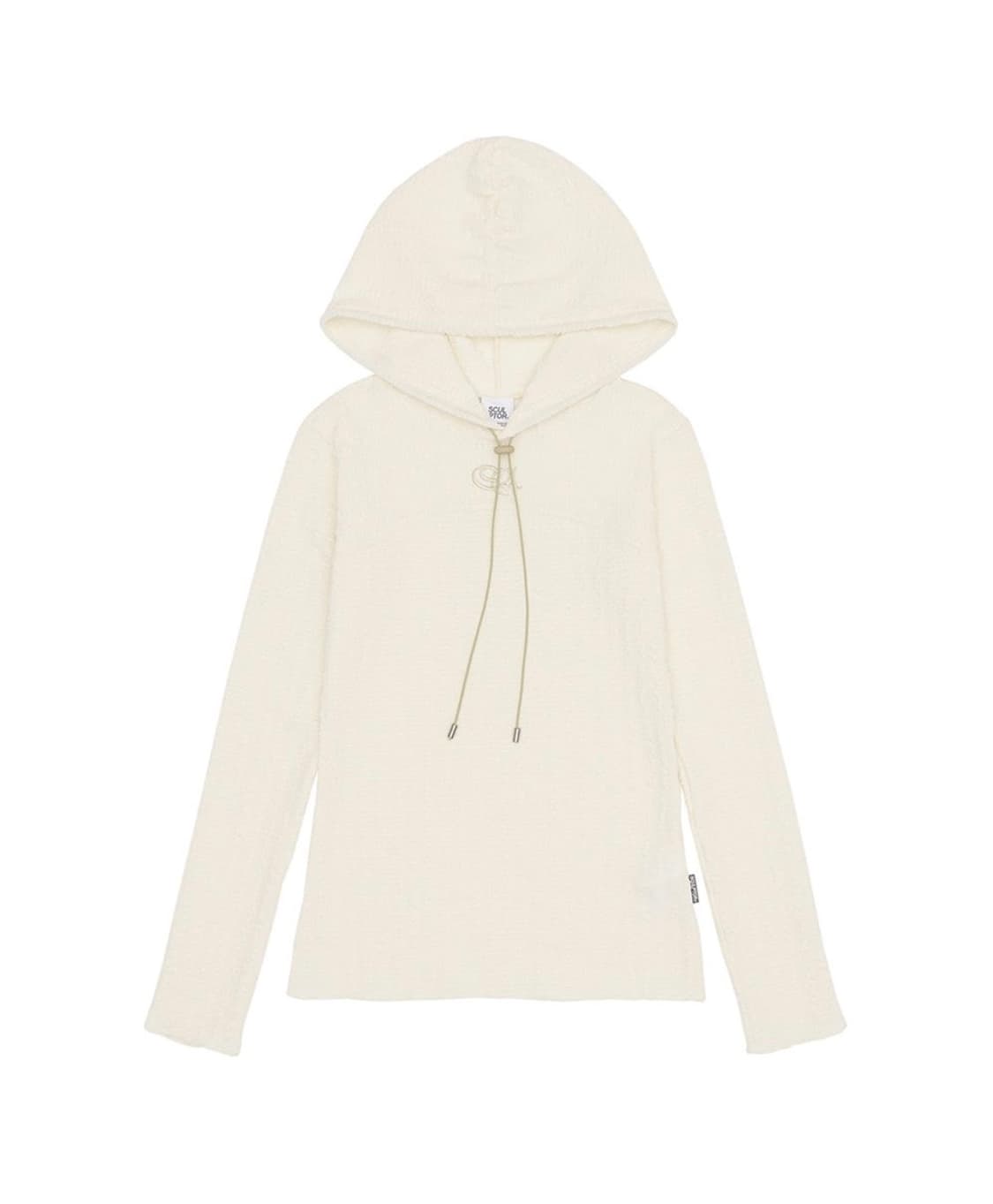 Sculptor E-string Crinkle Hoodie Ivory 상품이미지3
