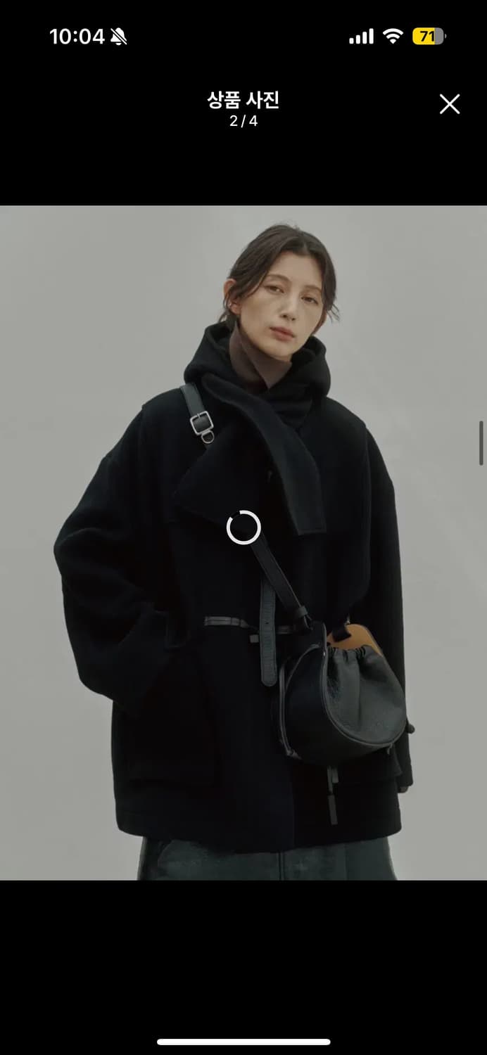 노이어 포 우먼 캐시미어 머플러 더플 코트 38 상품이미지2