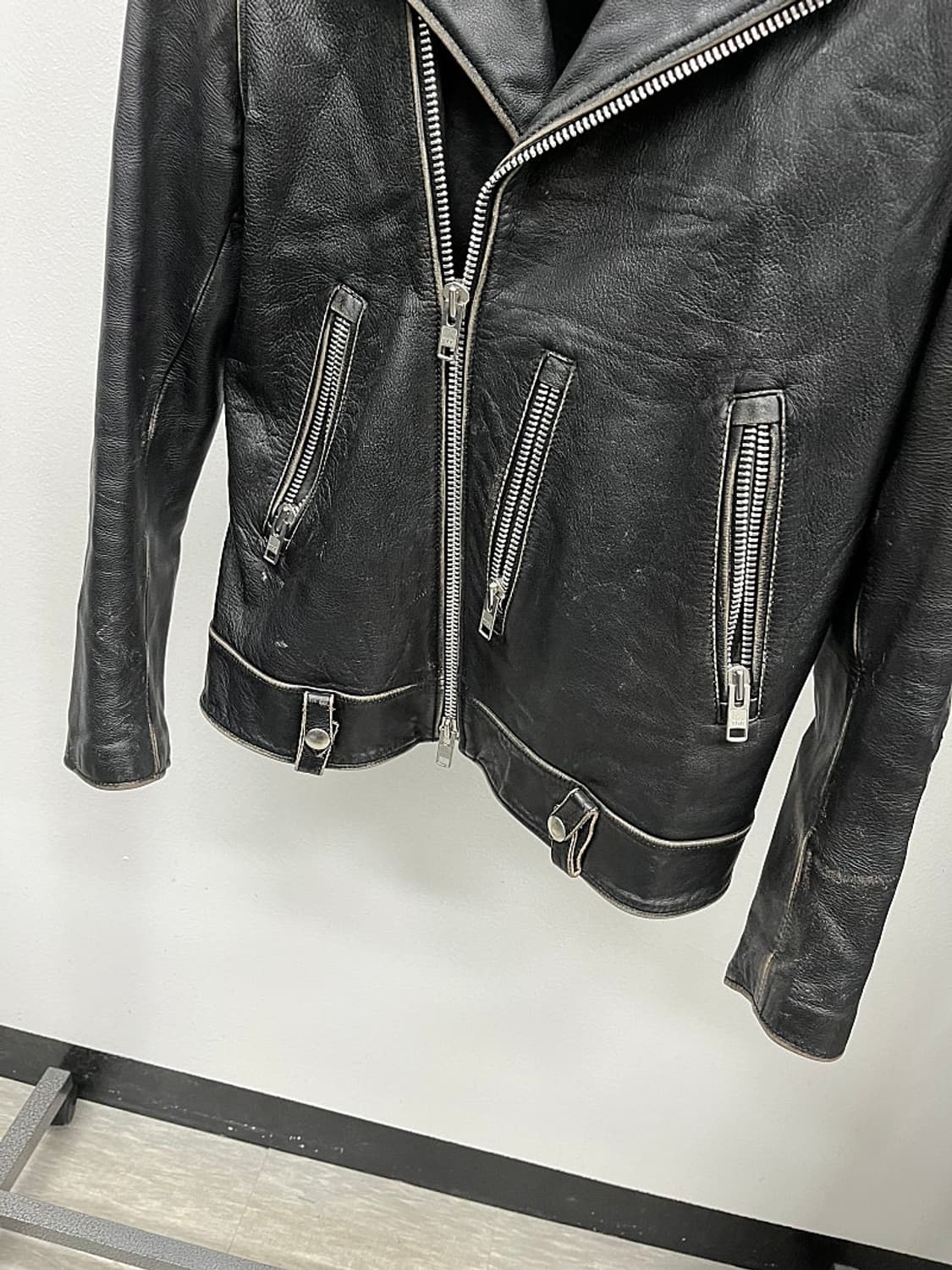 95) 앤더슨벨 소가죽 라이더자켓  상품이미지6