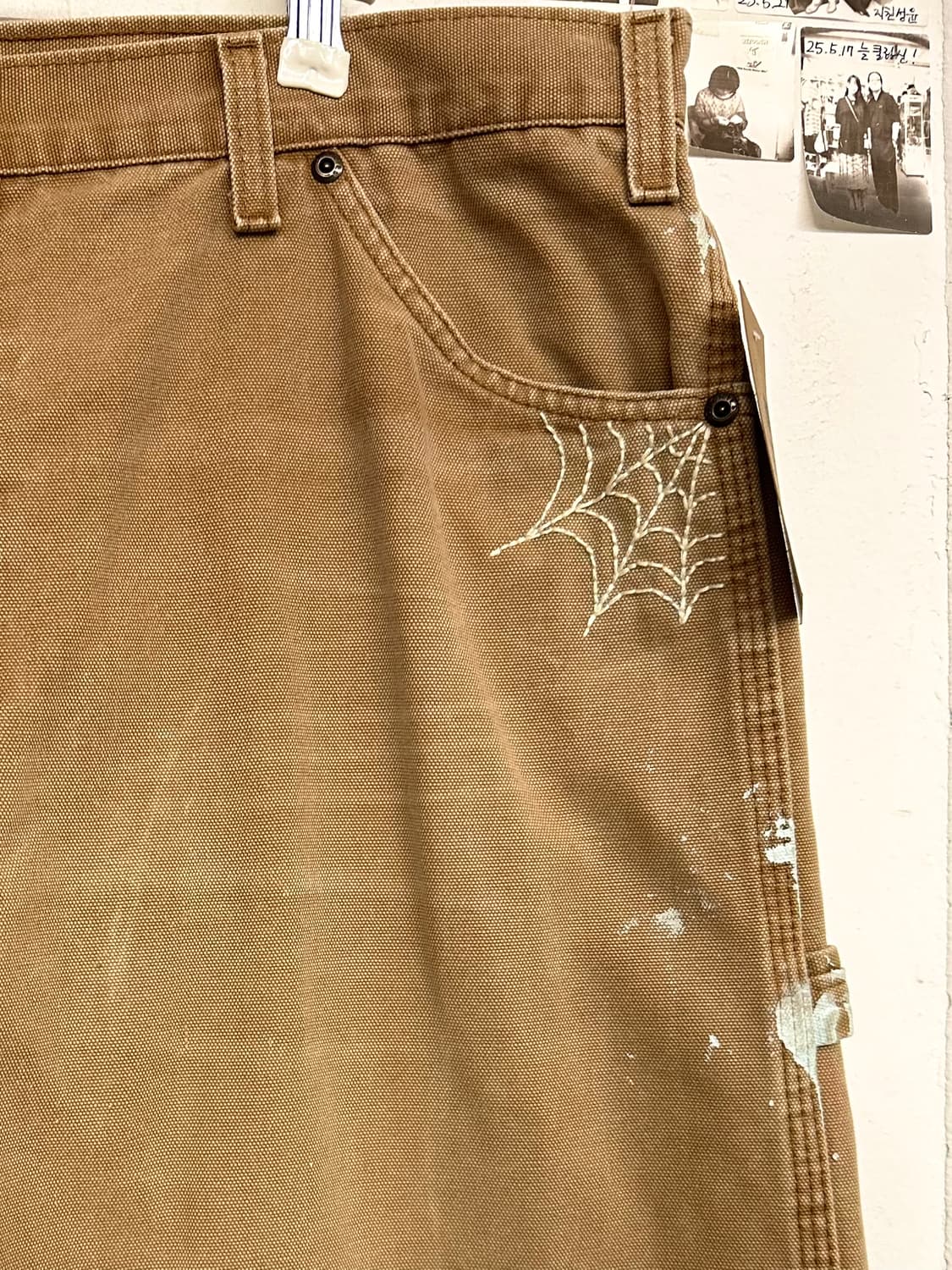 디키즈 캔버스 워크팬츠 ‘거미줄 커스텀’ 상품이미지4