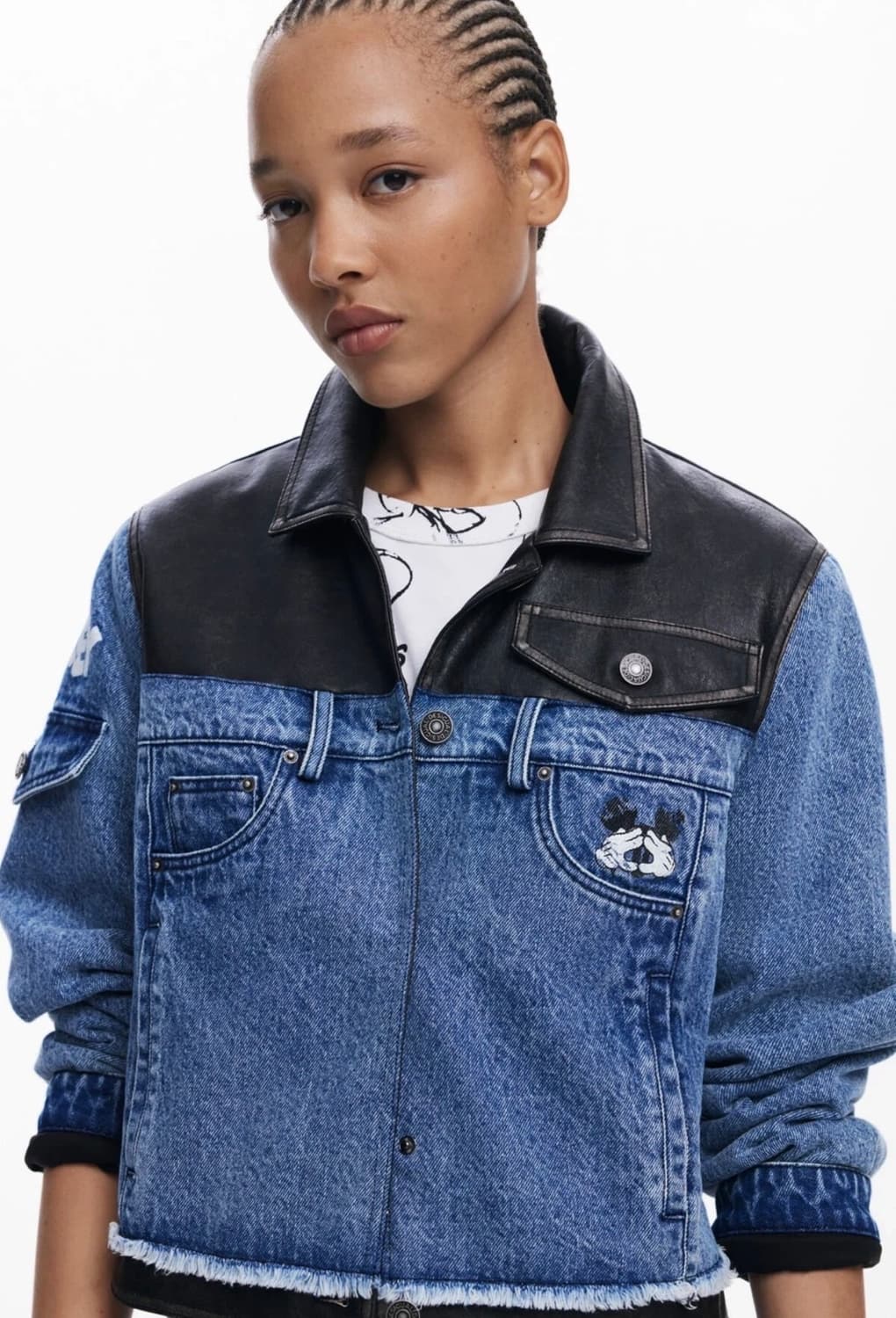 Desigual 미키마우스 데님 자켓 M 상품이미지1