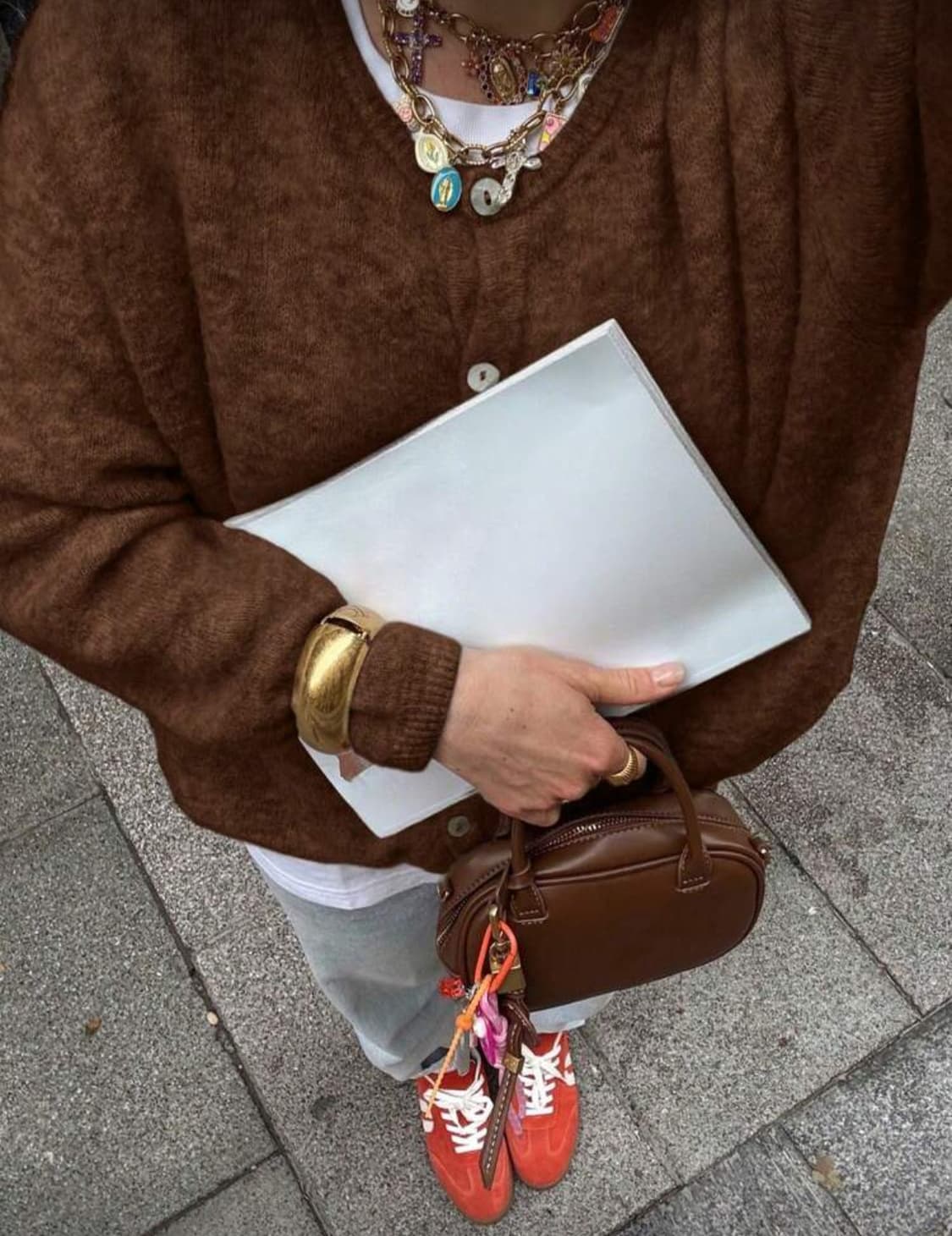 브라운 가디건 상품이미지2