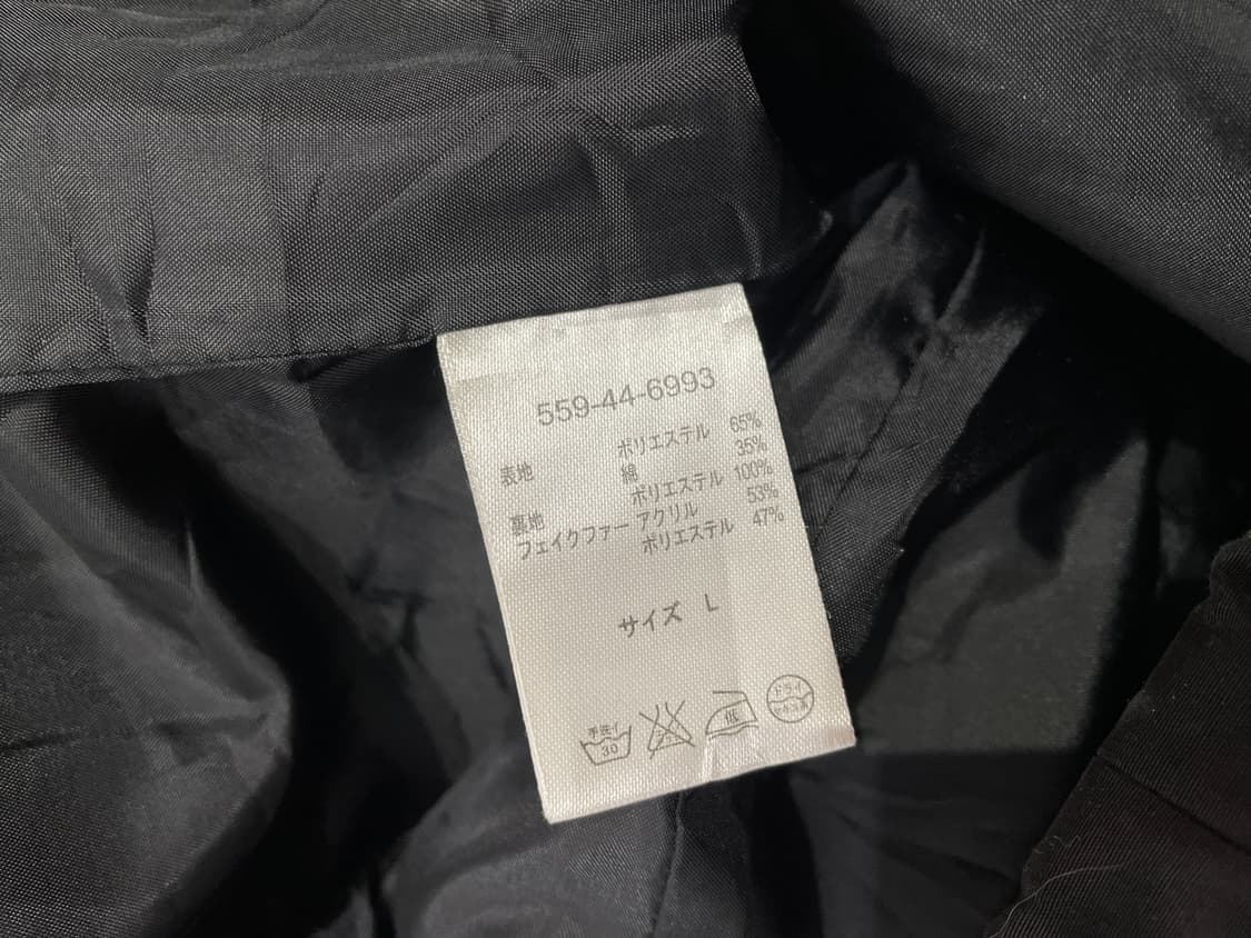 일본빈티지 COLZA 울프죠 퍼 후드 야상 개파카 자켓 L 상품이미지9