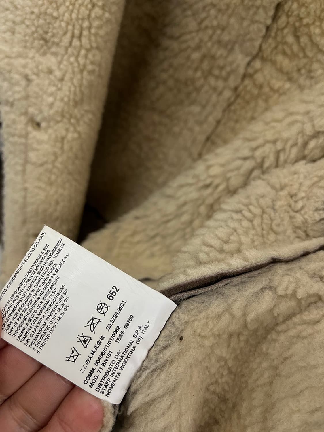 100) 디스퀘어드 4포켓 무스탕 자켓  상품이미지10