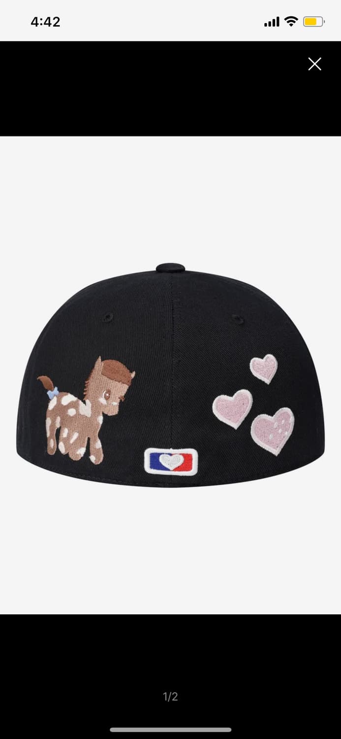 11/10까지)더뮤지엄비지터 모자 네이비 새거 상품이미지2